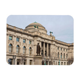Ímã biblioteca pública de estilo renascentista em milw