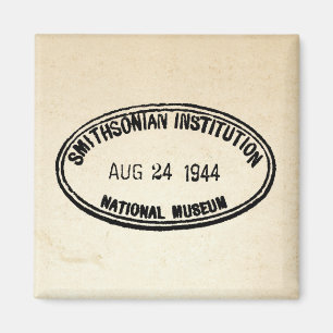 Imã Biblioteca Stamp Smithsonian Institution 1944