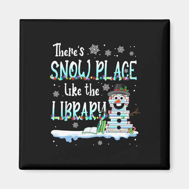 Imã Bibliotecário Há Lugar de Neve Como A Biblioteca C (Frente)