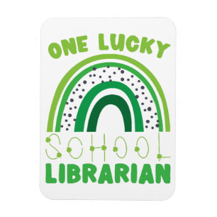 Ímã Bibliotecário Sortudo do Dia de São Patrício