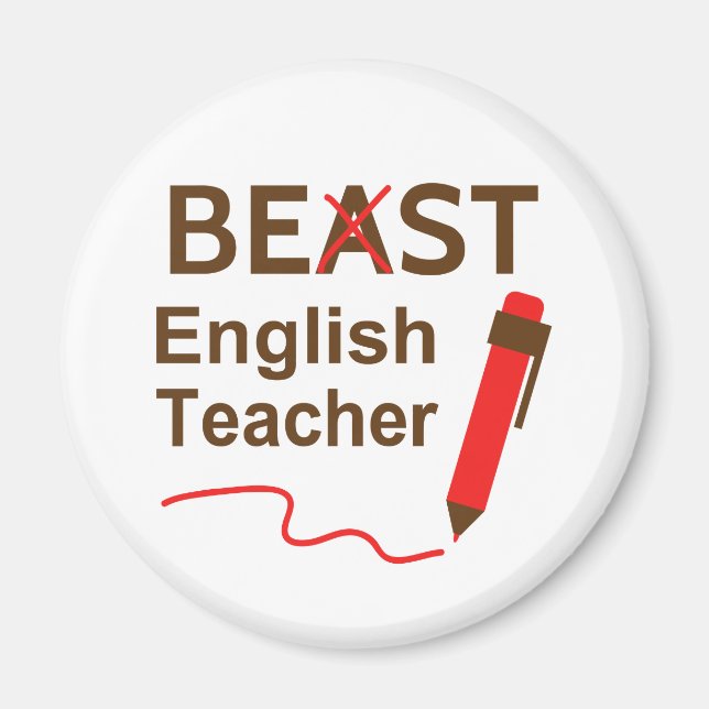 Imã Bicho Engraçado ou Melhor Professor de Inglês (Frente)