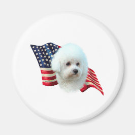 Imã Bichon Frise Flag