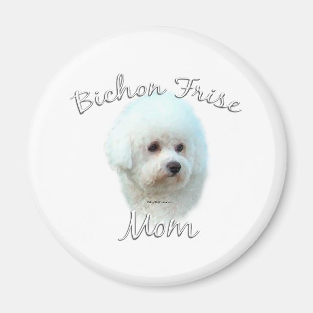 Imã Bichon Frise Mãe 2 (Frente)