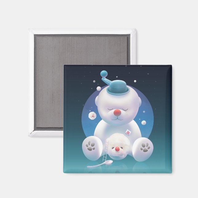 Imã Bichon Ice Shaver Dreamland (Front/Back)