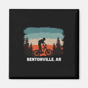 Imã Bicicleta de Montanha Retro Pôr do Sol Vintage Ben