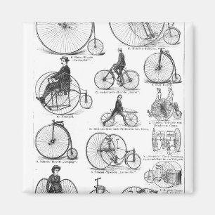 Imã Bicicleta de Roda Alta Penny Farthing