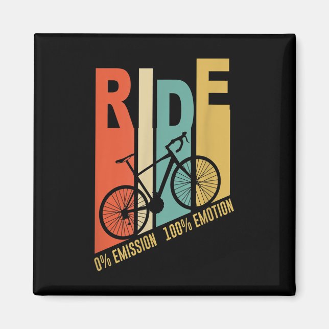 Imã Bicicleta Engraçado Oferece Proteção Ambiental (Frente)