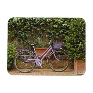 Ímã Bicicleta estacionada, Pienza, Itália, Toscana