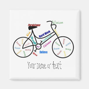 Imã Bicicleta inspirador, bicicleta, ciclismo,
