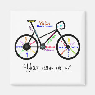 Imã Bicicleta inspirador, bicicleta, ciclismo,