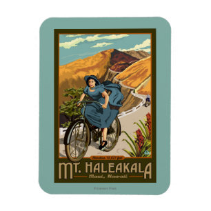Ímã Bicicleta Mt. Haleakala Dirige o Havaí