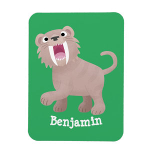 Ímã Bicicleta Smilodon de Tigre Sorridona Saber