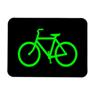 Ímã Bicicleta Verde Lima