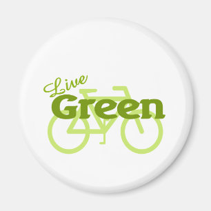 Imã bicicleta verde viva