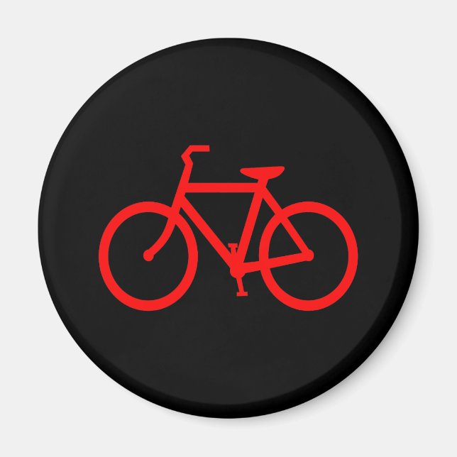 Imã Bicicleta Vermelha (Frente)