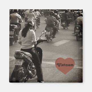 Imã bicicletas do Vietnã