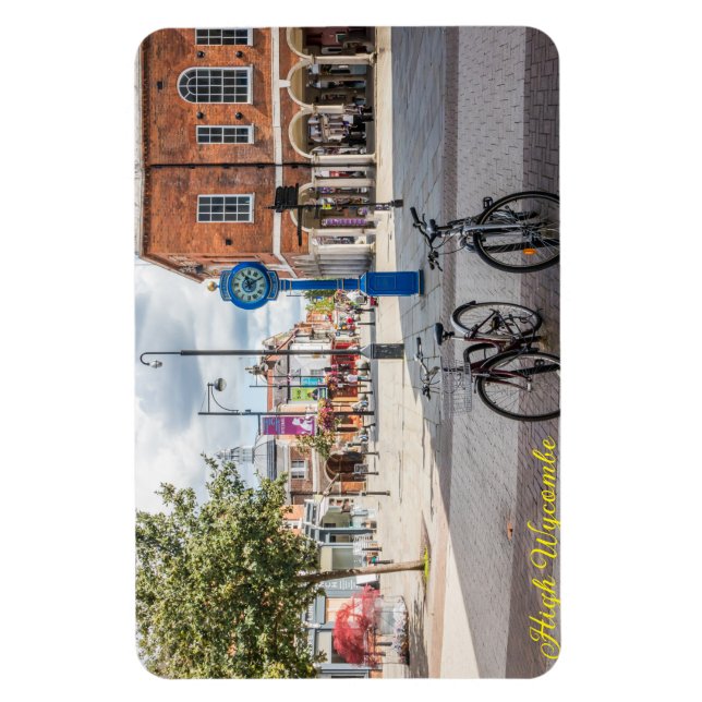 Ímã Bicicletas e Relógio do Milênio, High Wycombe (Vertical)