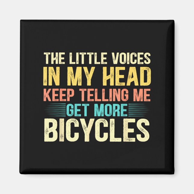 Imã Bicycle Lover Funny Quote Cycling Humor  (Frente)