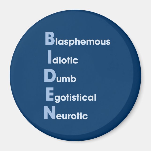 Imã Biden Acronym (Frente)