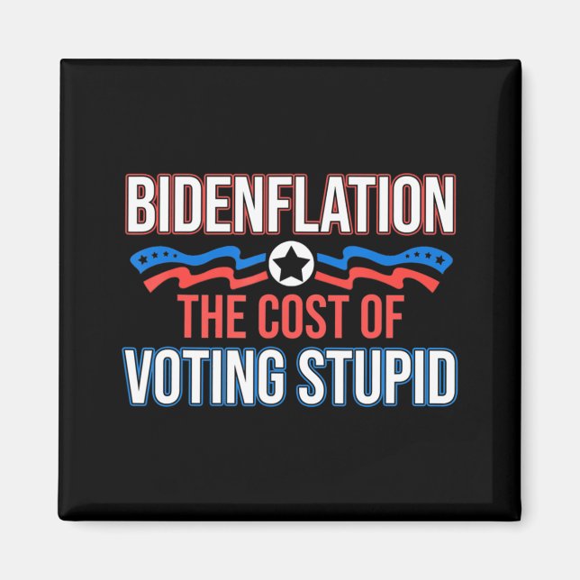 Imã Biden Flation O Custo Da Votação De Anti-Biden Est (Frente)
