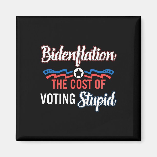 Imã Biden Flation O Custo Da Votação De Anti-Biden Est (Frente)