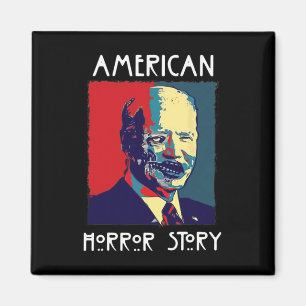 Imã Biden Horror American Zombie Story Halloween Retro