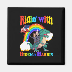 Imã Biden Kamala Harris Shirt Toddler Kids Dinossaur T