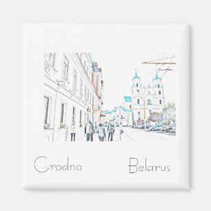 Imã Bielorrússia Б е л а р у ь с Grodno Hrodna Magnet