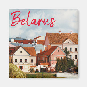 Imã Bielorrússia Minsk Cidade Velha Arquitetura Ímã