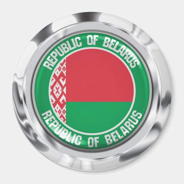 Imã Bielorrússia Round Emblem (Frente)