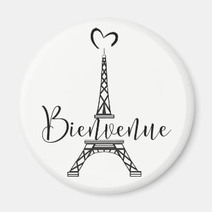 Imã "Bienvenue" (Bem-vindo em francês)