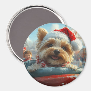 Imã Biewer Terrier Cachorro Montanha-russa Natal