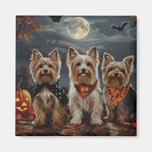 Imã Biewer Terrier Halloween Spooky