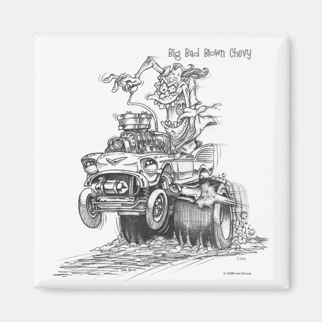 Imã Big Bad Chevy (Frente)