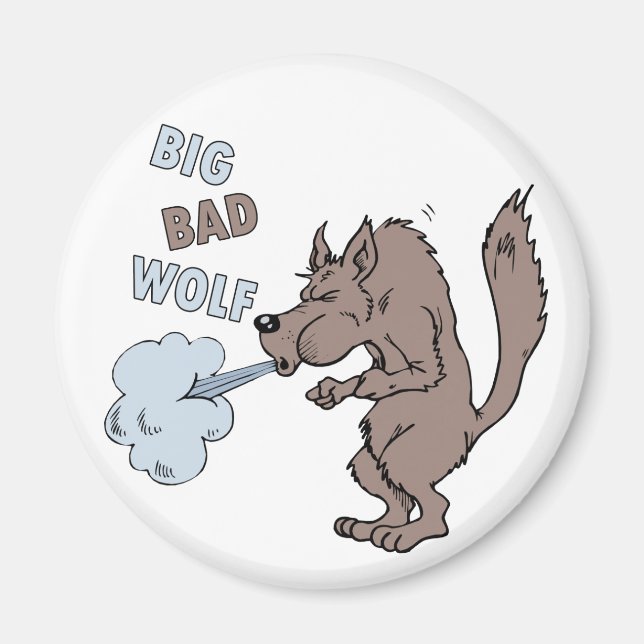 Imã Big Bad Wolf (Frente)