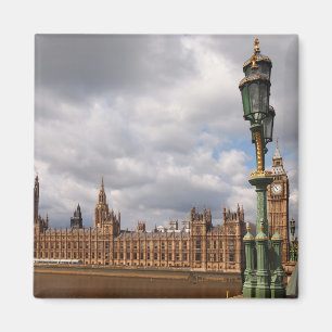 Imã Big Ben e casas do parlamento no ímã de Londres