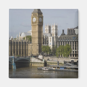 Imã Big Ben e Thames River