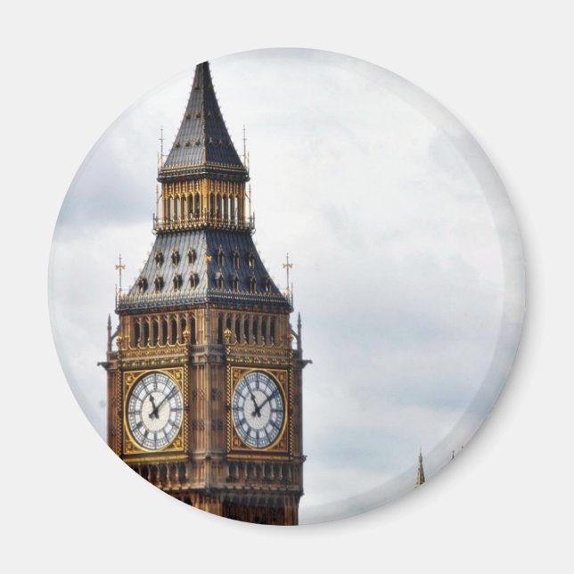 Imã Big Ben London Clock Towers E Westminster Abbey (Frente)