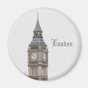 Imã Big Ben London (Watercolor)