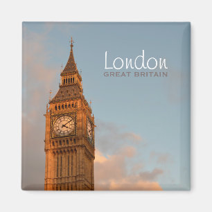 Imã Big Ben no ímã do texto da foto de Londres