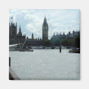 Imã Big Ben No River Thames London