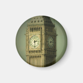 Imã Big Ben Round Fridge Magnet