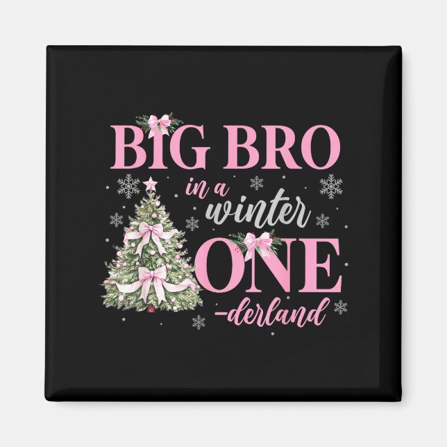 Imã Big Bro In A Winter Onederland Birthday Girl Chris (Frente)