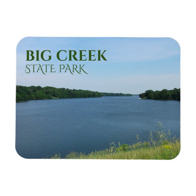 Ímã Big Creek Lake, Big Creek State Park, Iowa (Horizontal)