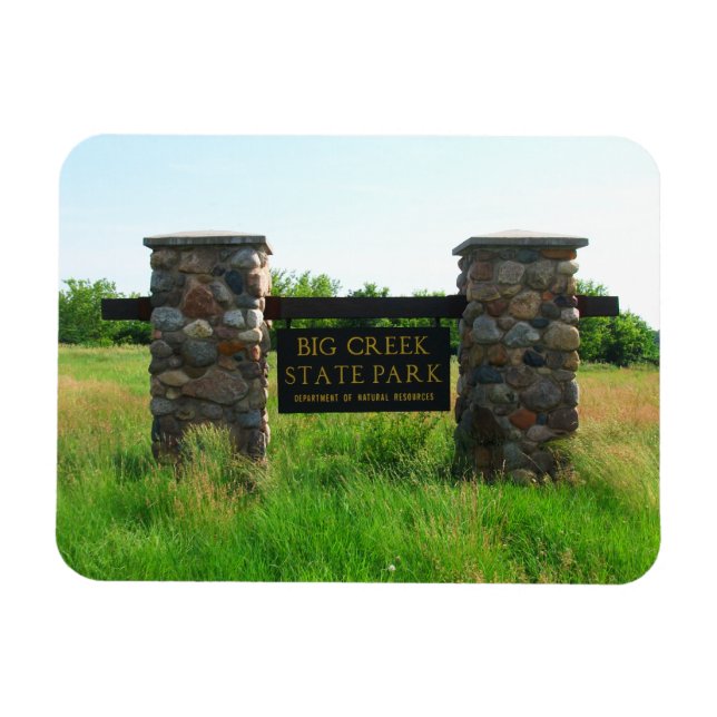 Ímã Big Creek State Park, Iowa Magnet (Horizontal)
