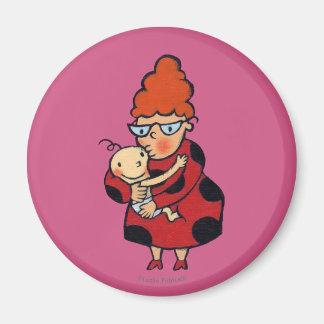 Imã Big Hello Hugs da tia em vermelho