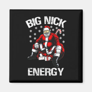 Imã Big Nick Energy Engraçado Papais noeis Natal 1