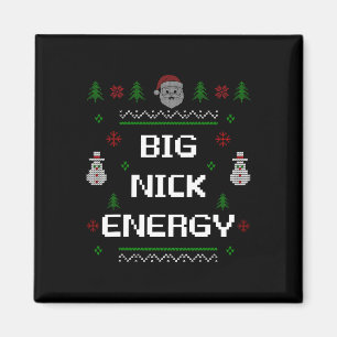 Imã Big Nick Energy Meme Engraçado Feriado Natal Natal