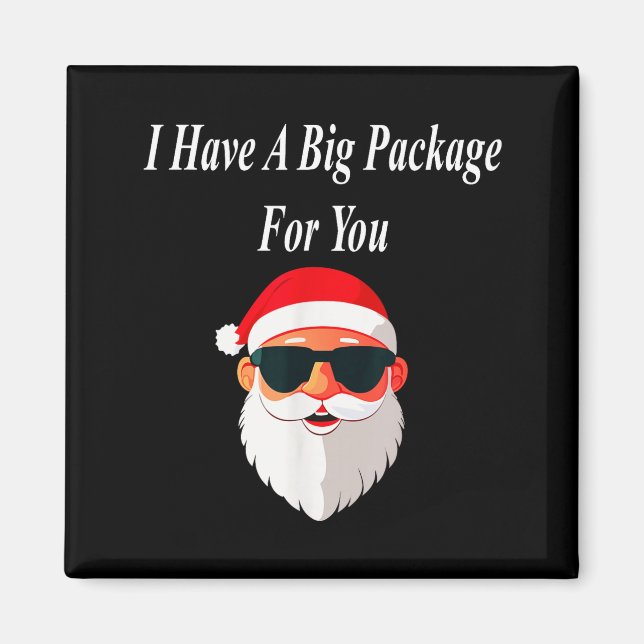 Imã Big Package Christmas Funny Naughty Dirty Raunchy  (Frente)