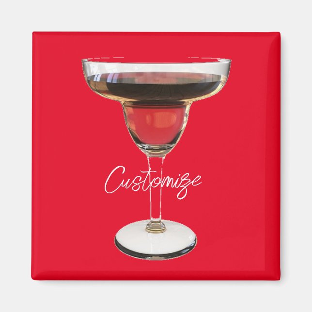 Imã Big Red Margarita Cocktail Beber Thunder_Cove (Frente)